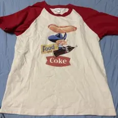 Coca-Cola ラグランTシャツ ビンテージ風のサムネイル