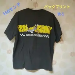 トムとジェリーのキャラクター 半袖Tシャツ グレー150センチ