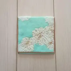 PAUL&JOE　タオルハンカチ　水色