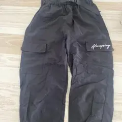 Glimpsing 黒 カーゴパンツ　140
