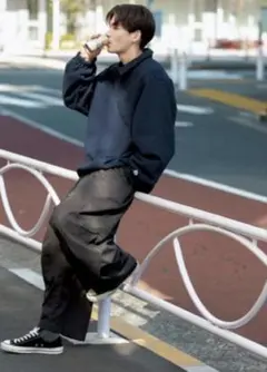 ベントアイデア　BENTIDEA　ヴィンテージワイドコットンパンツ　XL美品