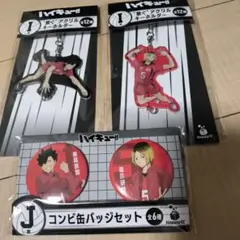 ハイキュー!!一番くじ アクリルキーホルダー＆缶バッジセット