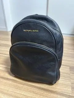 MICHAEL KORS 黒 レザー バックパック