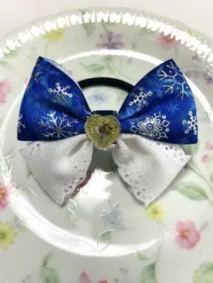 ハンドメイド　キッズ　ヘアゴム　ポニーテール用　No.9