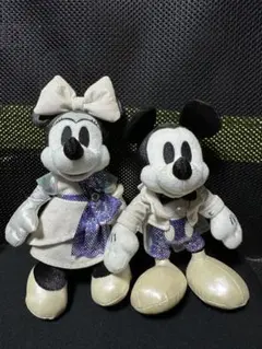 Disney ミッキー・ミニー ぬいぐるみ 100周年記念