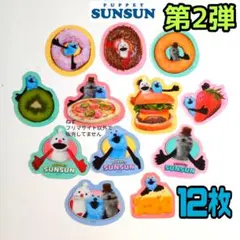 新作パペットスンスン フレークステッカー シール サンキューマート 限定グッズa