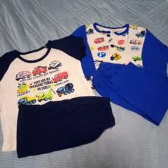 ベビーパジャマ 長袖 車