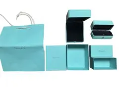 Tiffany & Co. ジュエリーボックス(空き箱2点)とショッパー1点