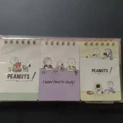 PEANUTS メモ帳セット ３種類