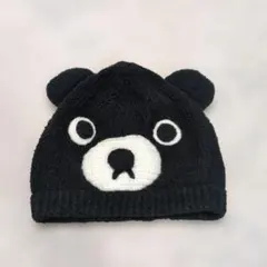 DOUBLE.B ダブルビー くま耳 ニット帽 ブラック　mikihouseのサムネイル