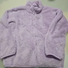 ▽UNIQLO ユニクロ　ファーリーフリース　150 パープル