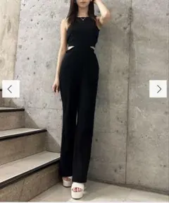 【ほぼ新品】GYDA ジェイダ　バックZIPテレコロンパース