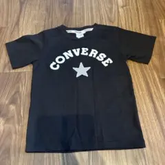 CONVERSE ブラック Tシャツ 星型刺繍