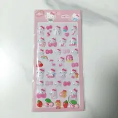 ハローキティ　ボンボンドロップシール　3Dステッカー　シール