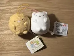 すみっコぐらし ぱんきいゴムひも付きマスコット 2種セットのサムネイル