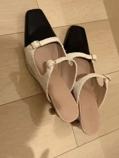 Herlipto Mademoiselle Mules tweed×blackのサムネイル