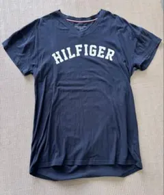 TOMMY HILFIGER ネイビー Vネック Tシャツ XS