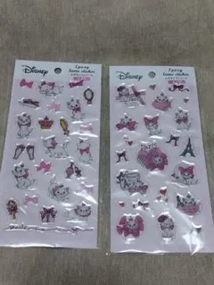 Disney マリーキャット エポキシステッカーセット