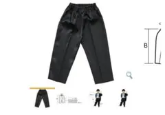 子供用黒サテンフォーマルパンツ、衣装、おゆうぎ4枚セット