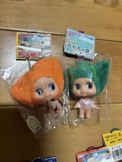 希少】福島限定 顔デカ もも キューピー キーホルダー ご当地