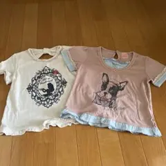 axes femme kids トップス 2枚セット