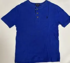 POLO RALPH LAUREN ヘンリーネック Tシャツ ブルー Mのサムネイル
