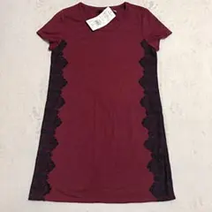 レース切り替え細見えワンピース❤️