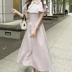 アプレジュール apresjour ワンピース リボン ケープ