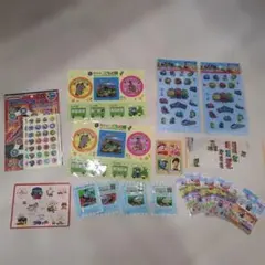 電車　車　シール　ステッカーセット