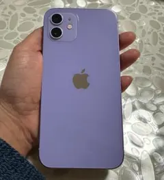 【美品】SIMフリー iPhone 12 パープル 64GB