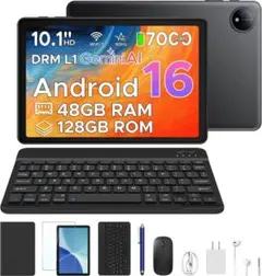 Android 16 タブレット 10㌅ 48GB+128GB+2TB 869のサムネイル