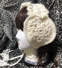 ハンドメイド／イヤーマフ／ ハート型