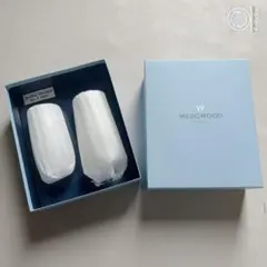 新品未使用　箱付Wedgwood ワイルドストロベリー ペアグラスペアタンブラー