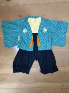【美品】ベビー着物 ロンパース80