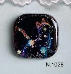 夜空星屑のねこちゃん ②レジンヘアゴム - メルカリ