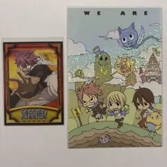 フェアリーテイル FAIRYTAIL ポストカード 2枚セット ルーシィ ナツ