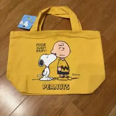 PEANUTS スヌーピー ミニトートバッグ イエロー
