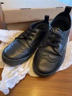 ブラックウィングチップフォーマルシューズ