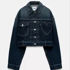 zara デニムジャケット gジャン ハート