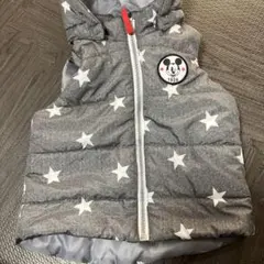 H&M ミッキーマウス 星柄ダウンベスト 92