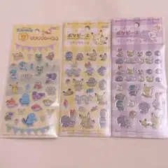 ポケモン　プチプチシール4 　ポケピース　キラキラシール　Pokemon
