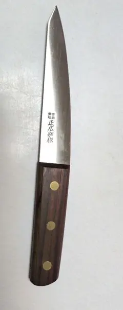 正広別作 骨透丸 150mm 片刃 サバキ 骨スキ ガラスキ 新品未使用品 ③