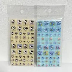 【在庫処分セール♪】キティ エンジェルブルー タイルシール2枚セット