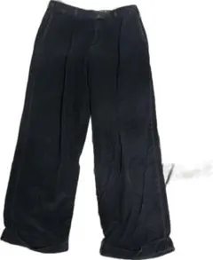 EDDIE BAUER 90年代 タック ワイド コーデュロイパンツ 33×30