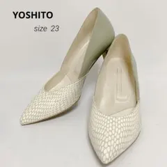 ☆訳あり新品☆YOSHITO ヨシト ポインテッドトゥハイヒール 23cmのサムネイル