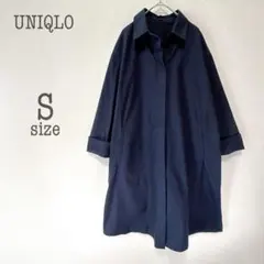 a2187【ユニクロ】コットシャツコート オーバーサイズ 羽織 アウター