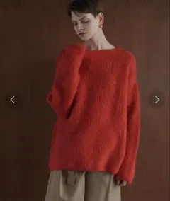 CLANE レッド ニット セーター