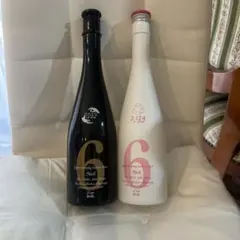 空瓶です。貴重な日本酒　No6です。オブジェにどうぞ！