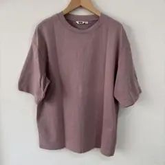 ユニクロ　エアリズムコットンオーバーサイズTシャツ 5分袖　Mサイズ