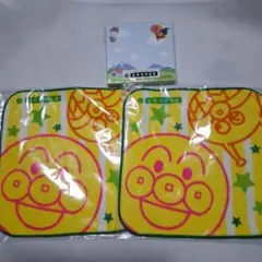 アンパンマン タオルハンカチ2枚セット　アンパンマンメモ帳　非売品